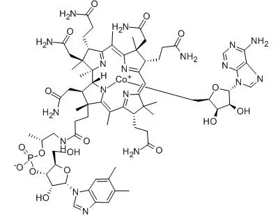 Cobamamide / 5′-Deoxyadenosylcobalamin / CAS: 13870-90-1 / Cobamamide / Vitamins